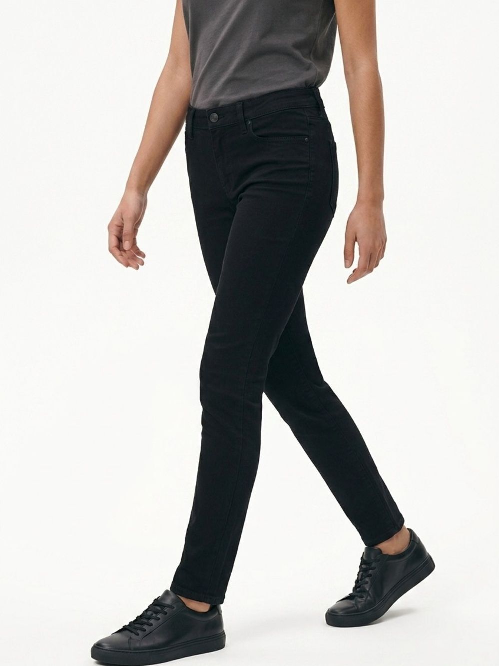 PAIGE | Black Skinny Denim Jeans Stretch Women’s Size 27 (4)